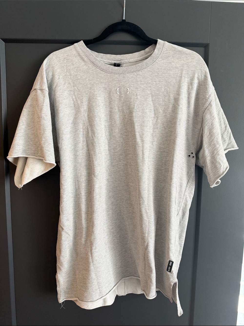 ASRV Light Gray Men’s Crewneck T-Shirt